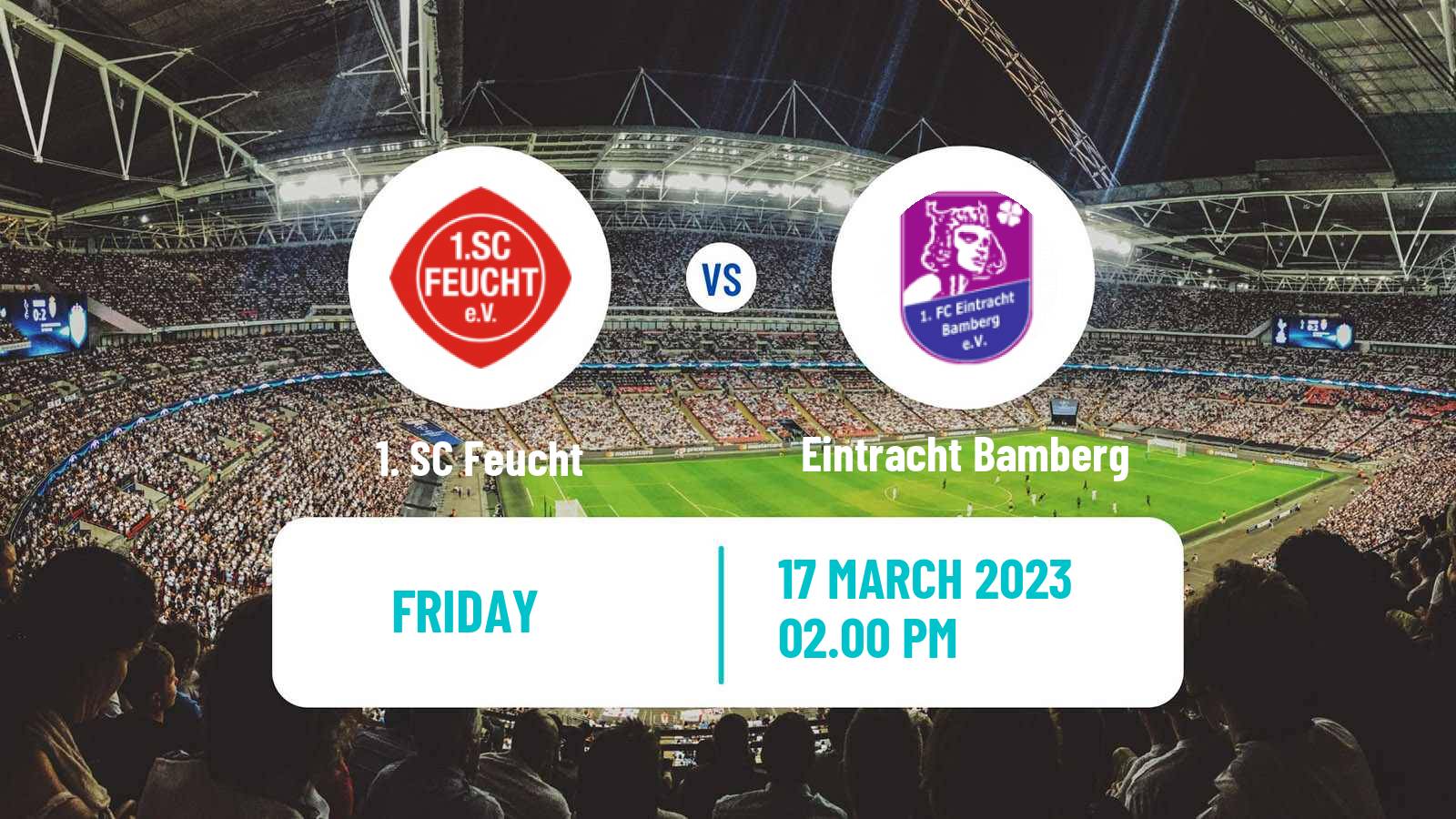 Soccer German Oberliga Bayern Nord Feucht - Eintracht Bamberg