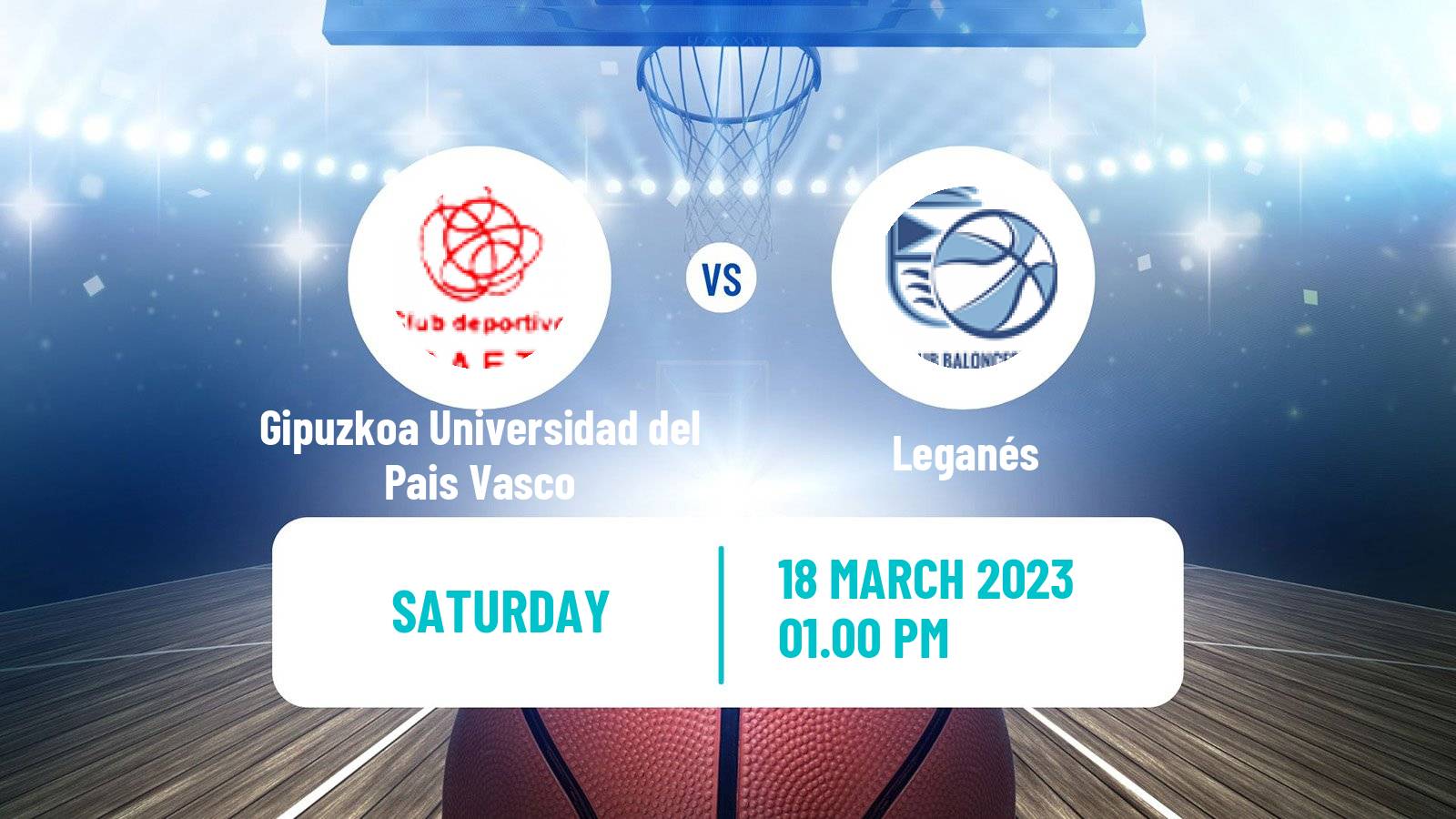 Basketball Spanish Liga Femenina Basketball Gipuzkoa Universidad del Pais Vasco - Leganés