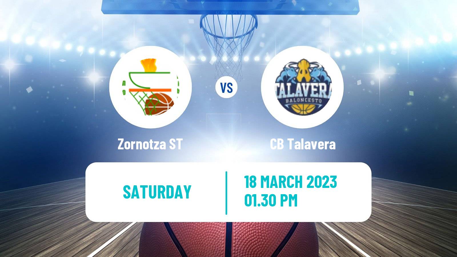 Basketball Spanish LEB Plata Zornotza ST - Talavera