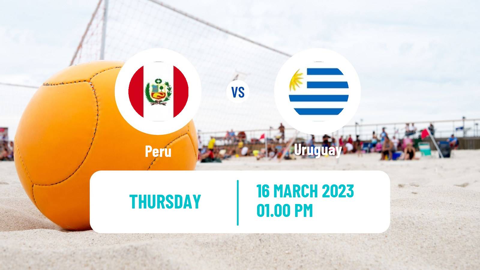 Beach soccer Beach Soccer Peru - Uruguay