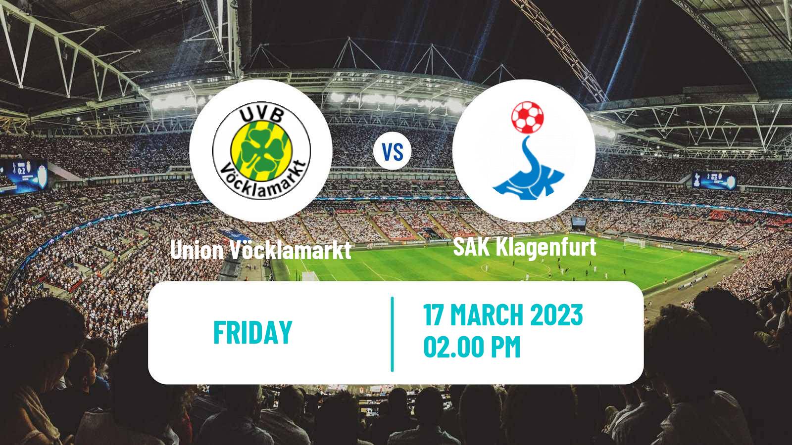 Soccer Austrian Regionalliga Central Union Vöcklamarkt - SAK Klagenfurt