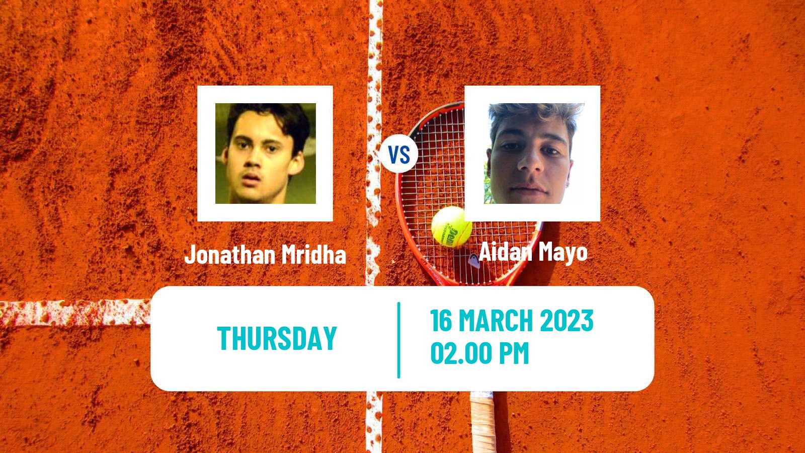 Tennis ITF Tournaments Jonathan Mridha - Aidan Mayo