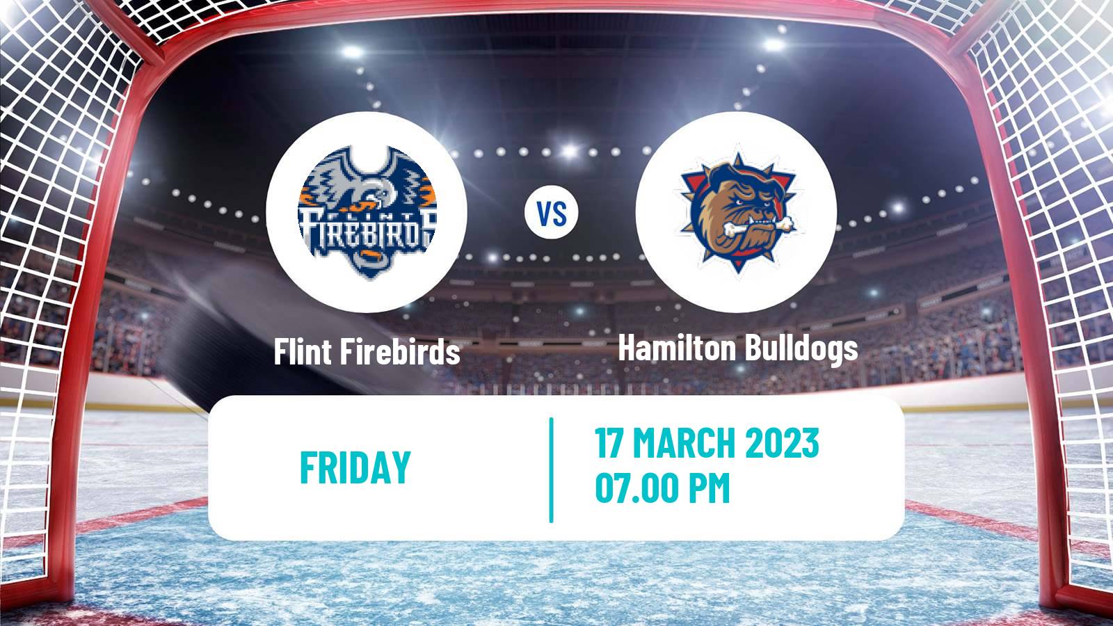 Hockey OHL Flint Firebirds - Hamilton Bulldogs