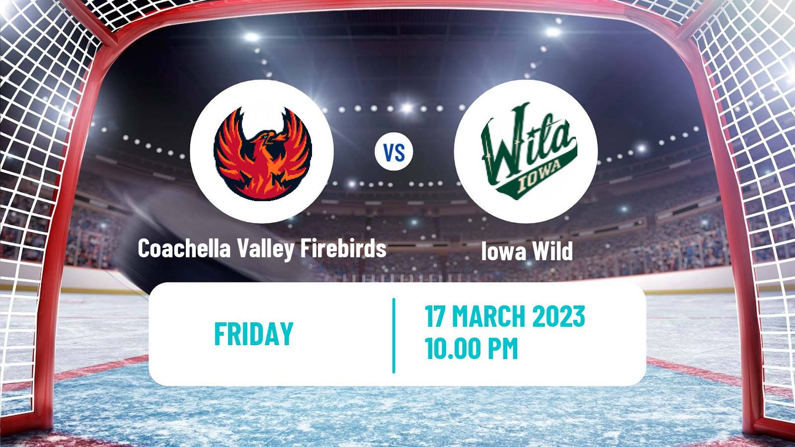 Hockey AHL Coachella Valley Firebirds - Iowa Wild