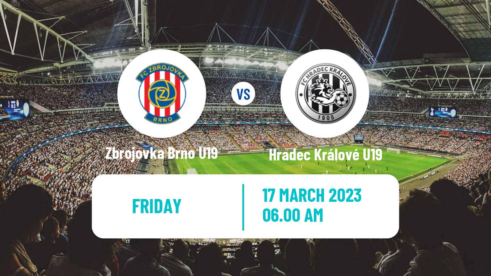 Soccer Czech U19 League Zbrojovka Brno U19 - Hradec Králové U19