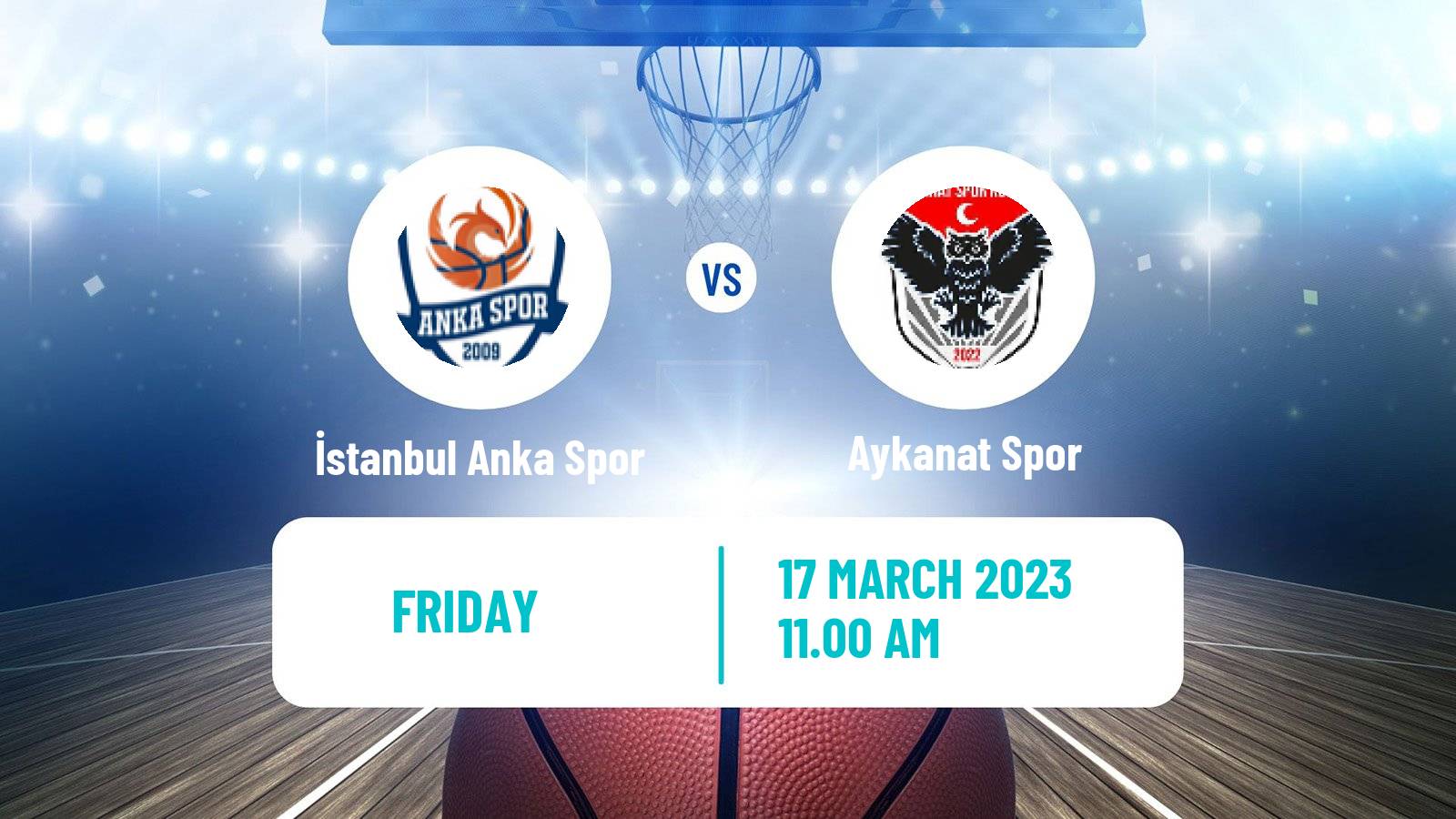 Basketball Turkish TB2L İstanbul Anka Spor - Aykanat Spor