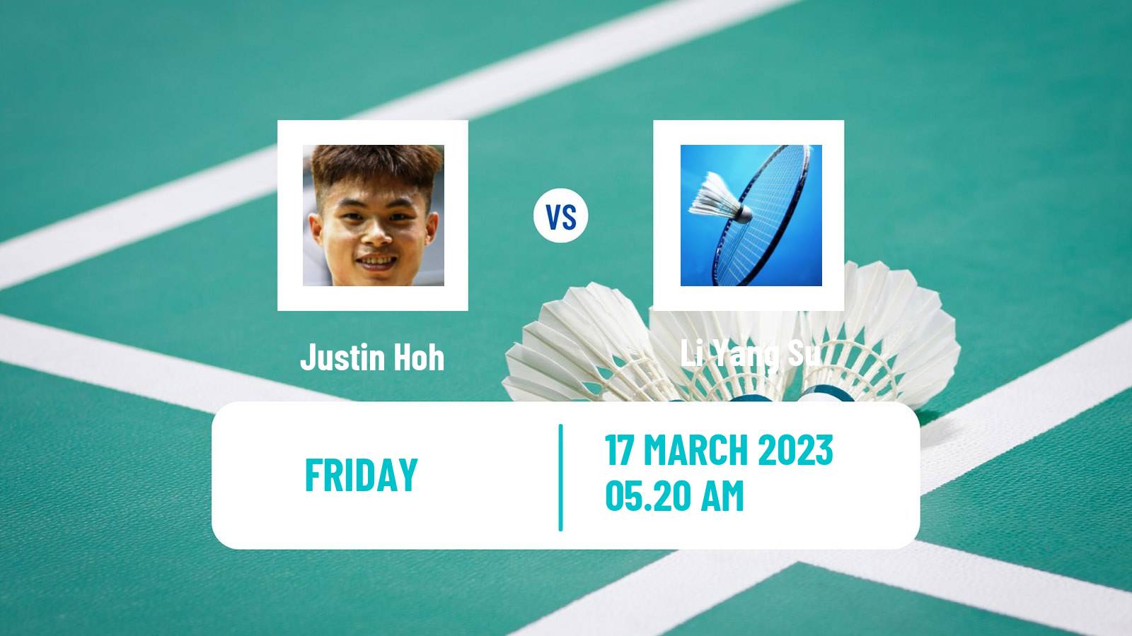 Badminton Badminton Justin Hoh - Li Yang Su