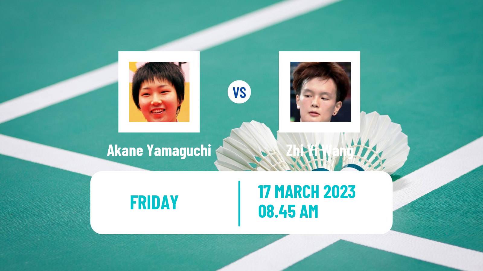 Badminton Badminton Akane Yamaguchi - Zhi Yi Wang