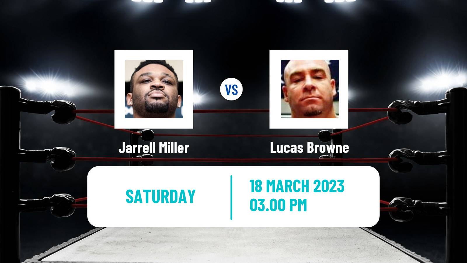 Boxing Boxing Jarrell Miller - Lucas Browne