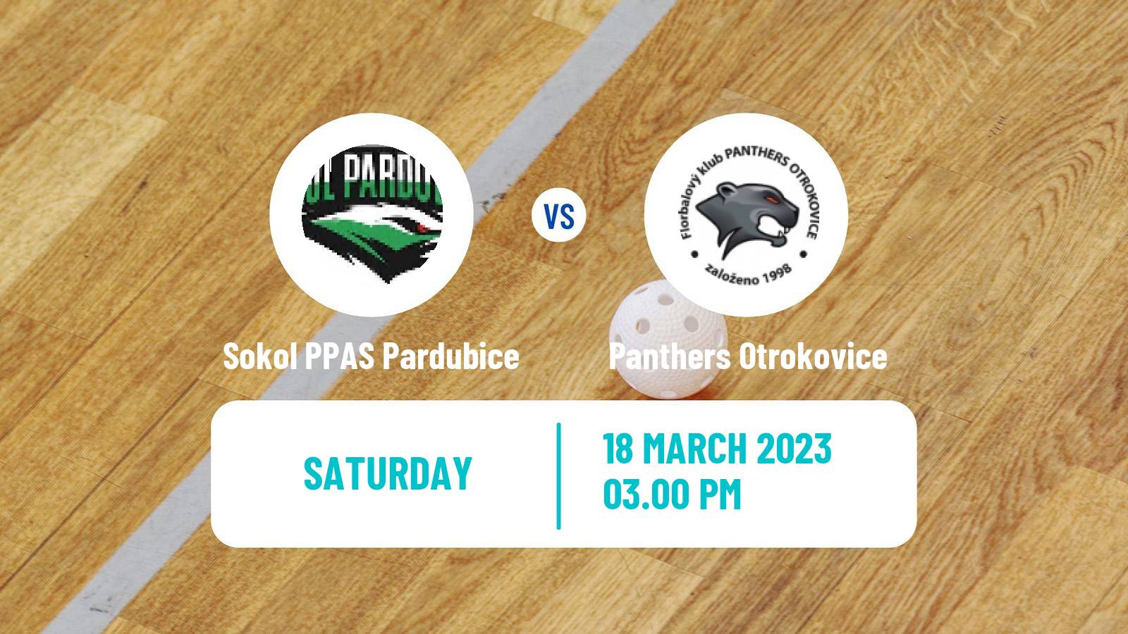 Floorball Czech Superliga Floorball Sokol PPAS Pardubice - Panthers Otrokovice