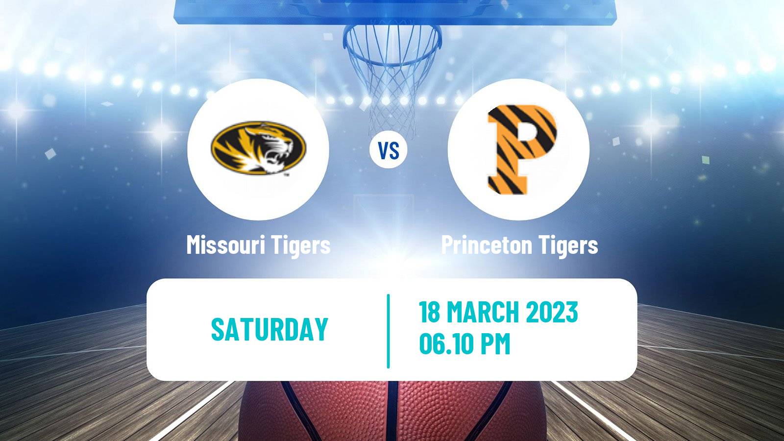 Basketball NCAA College Basketball Missouri Tigers - Princeton Tigers