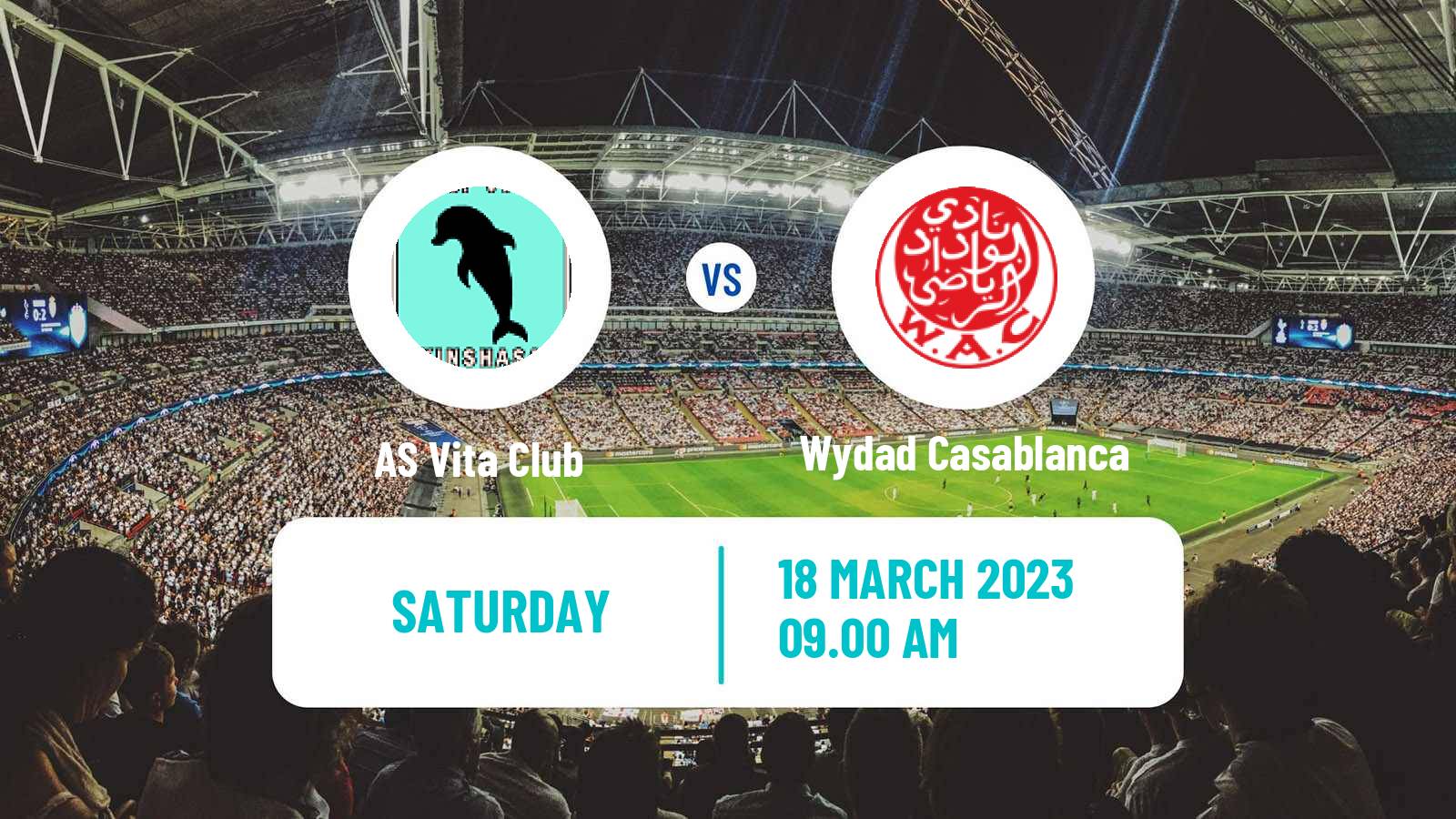 Soccer CAF Champions League Vita Club - Wydad Casablanca