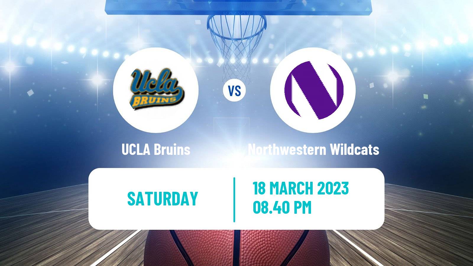 Basketball NCAA College Basketball UCLA Bruins - Northwestern Wildcats