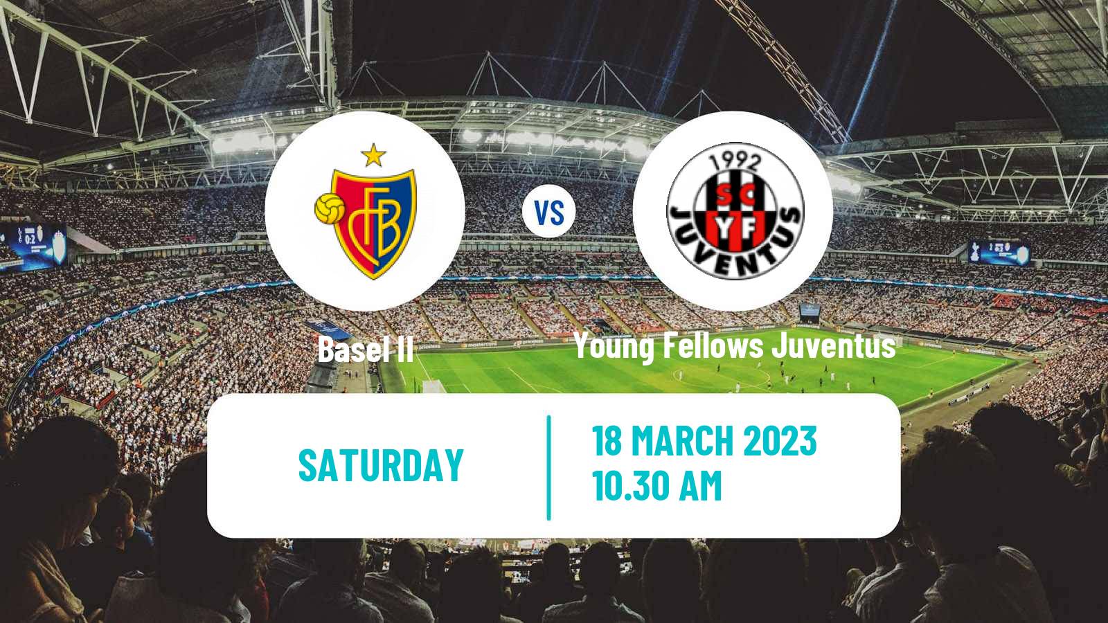 Soccer Swiss Promotion League Basel II - Young Fellows Juventus