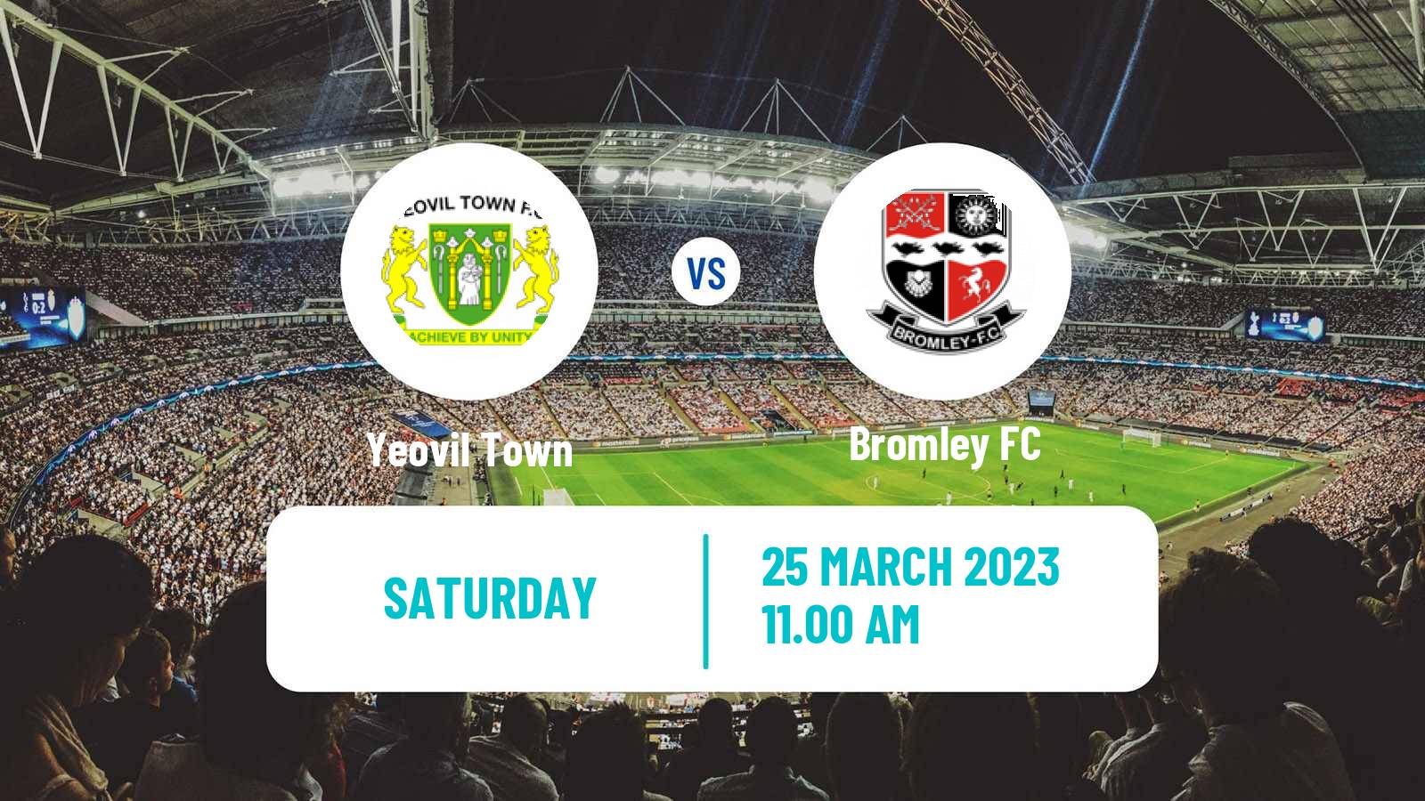 Soccer English National League Yeovil Town - Bromley