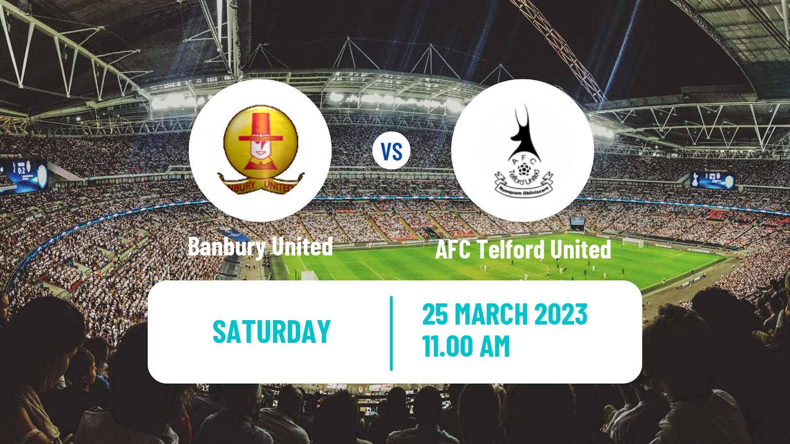 Soccer English National League North Banbury United - AFC Telford United