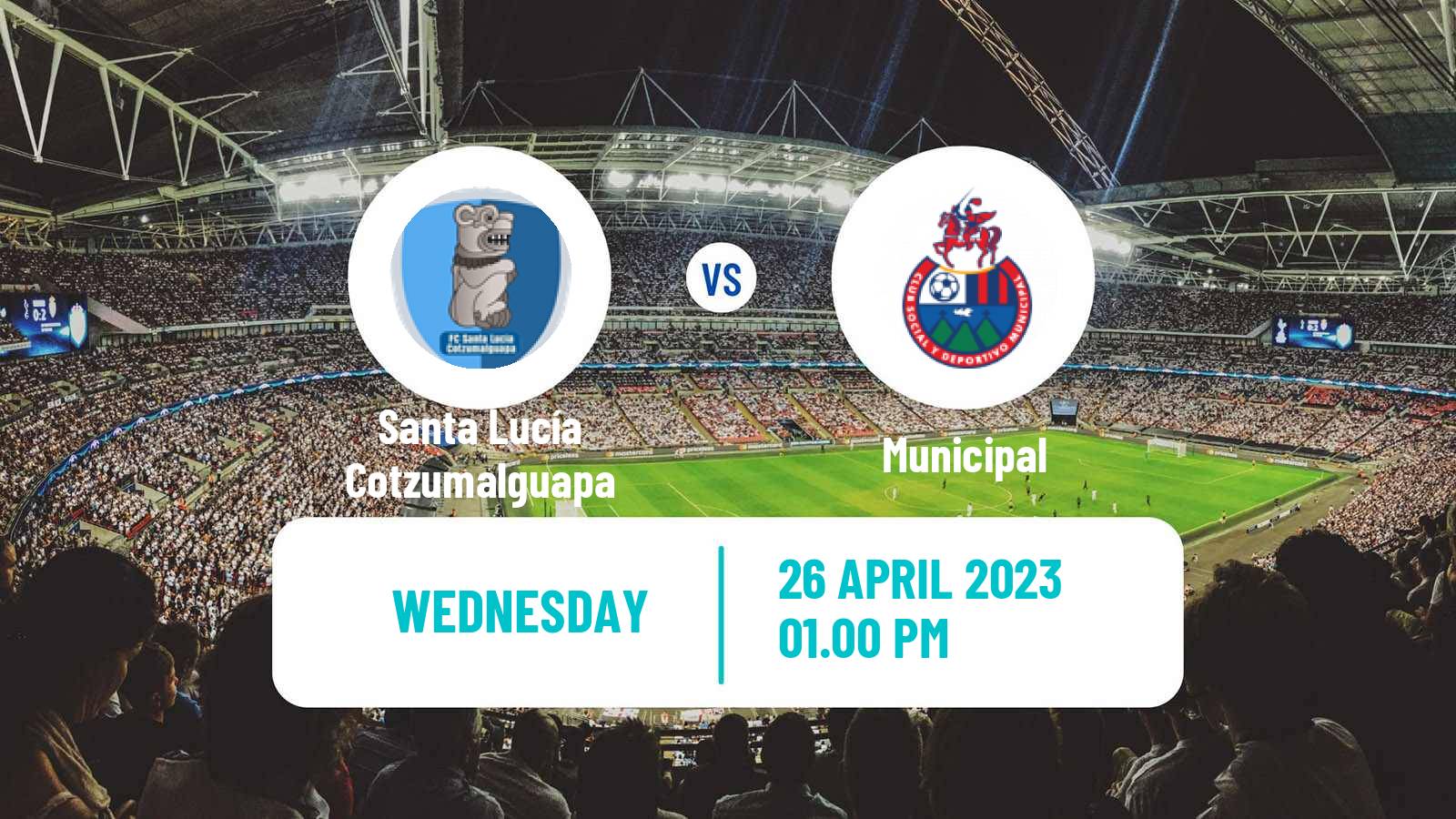 Soccer Guatemala Liga Nacional Santa Lucía Cotzumalguapa - Municipal