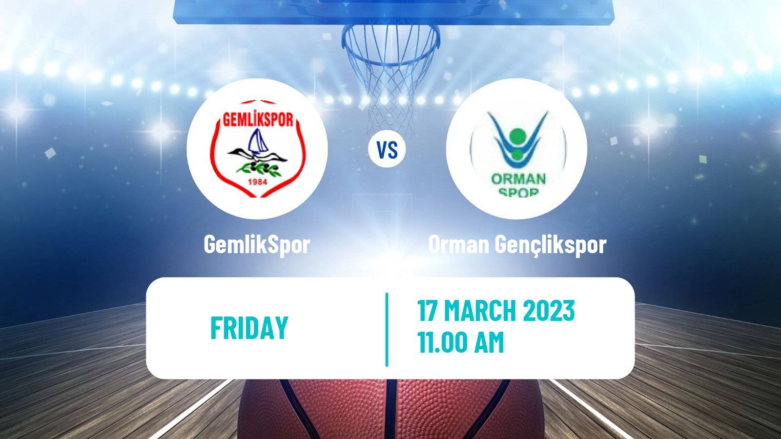 Basketball Turkish TBL GemlikSpor - Orman Gençlikspor