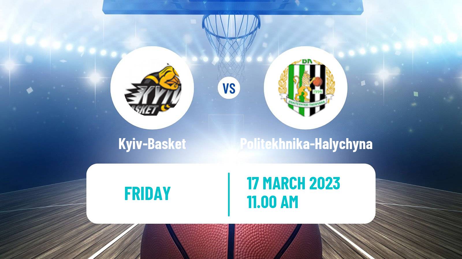 Basketball Ukrainian FBU Super League Kyiv-Basket - Politekhnika-Halychyna