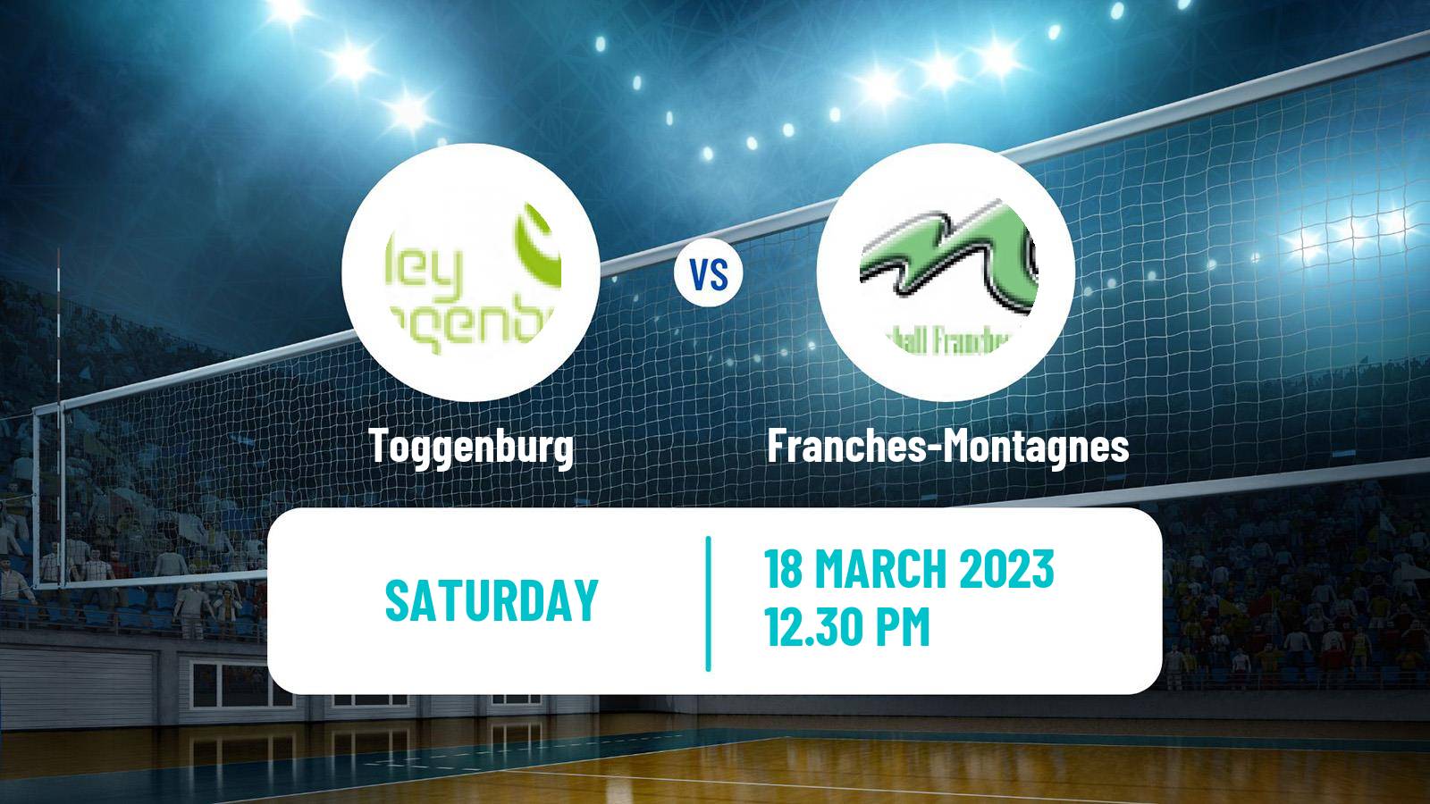 Volleyball Swiss NLA Volleyball Women Toggenburg - Franches-Montagnes