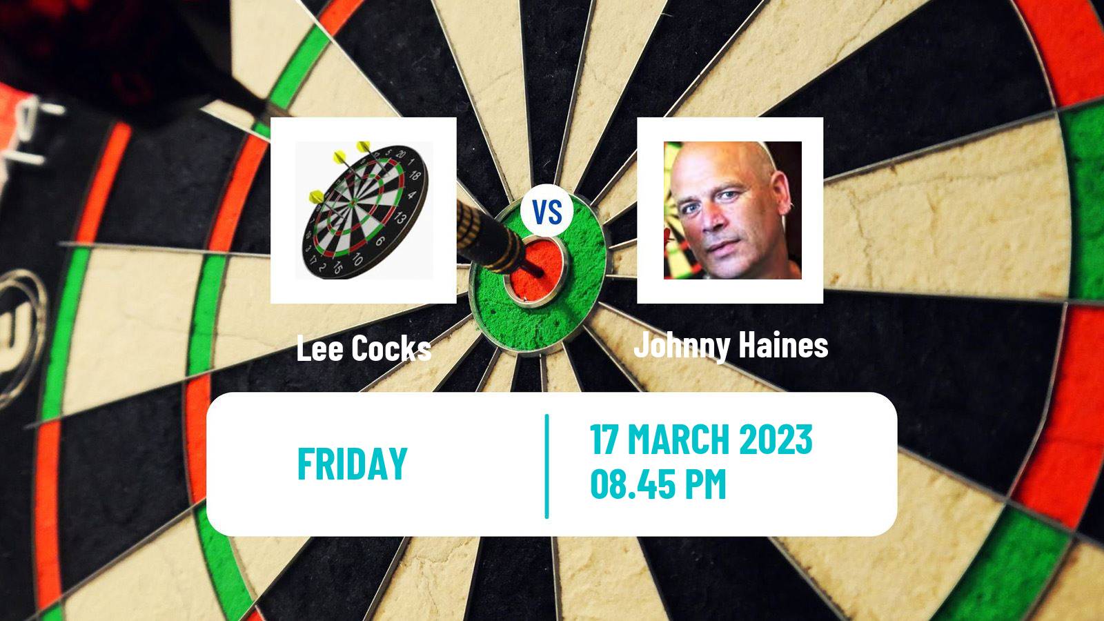 Darts Darts Lee Cocks - Johnny Haines