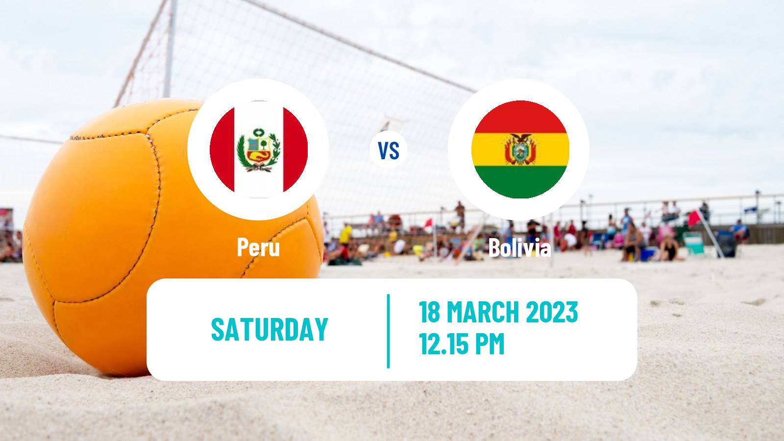 Beach soccer Beach Soccer Peru - Bolivia