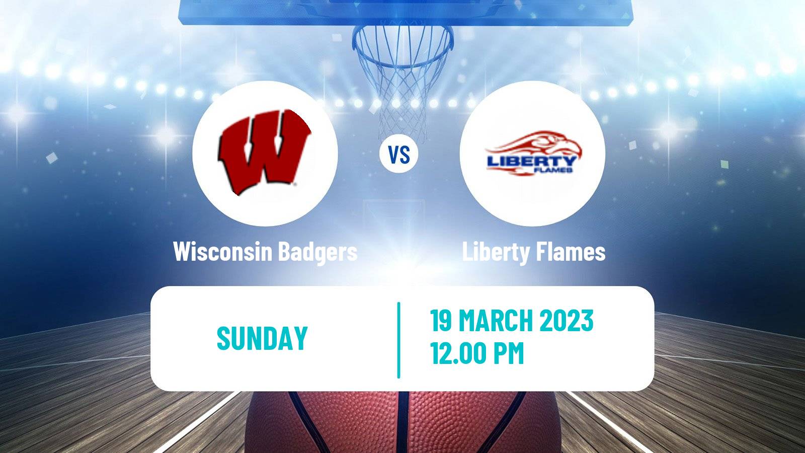 Basketball NIT Wisconsin Badgers - Liberty Flames