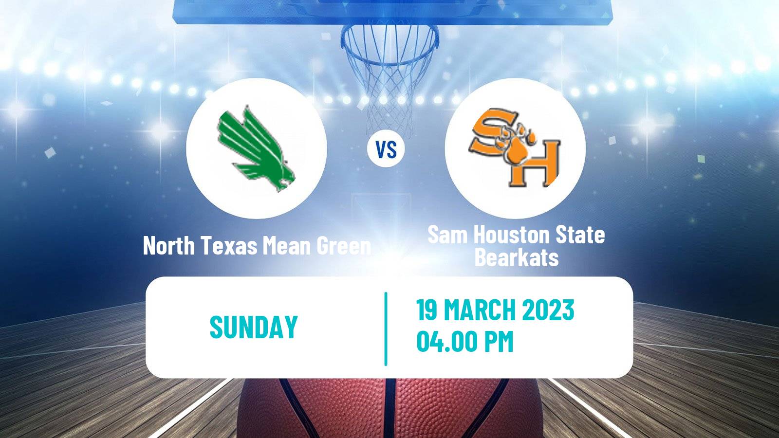 Basketball NIT North Texas Mean Green - Sam Houston State Bearkats