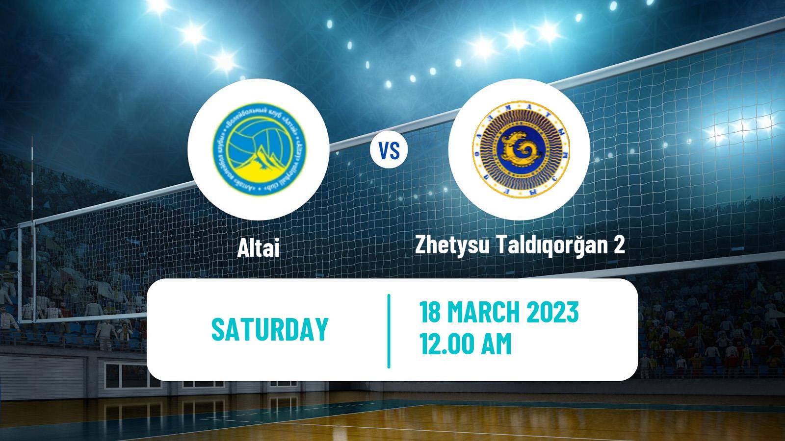 Volleyball Kazakh National League Volleyball Women Altai - Zhetysu Taldıqorğan 2