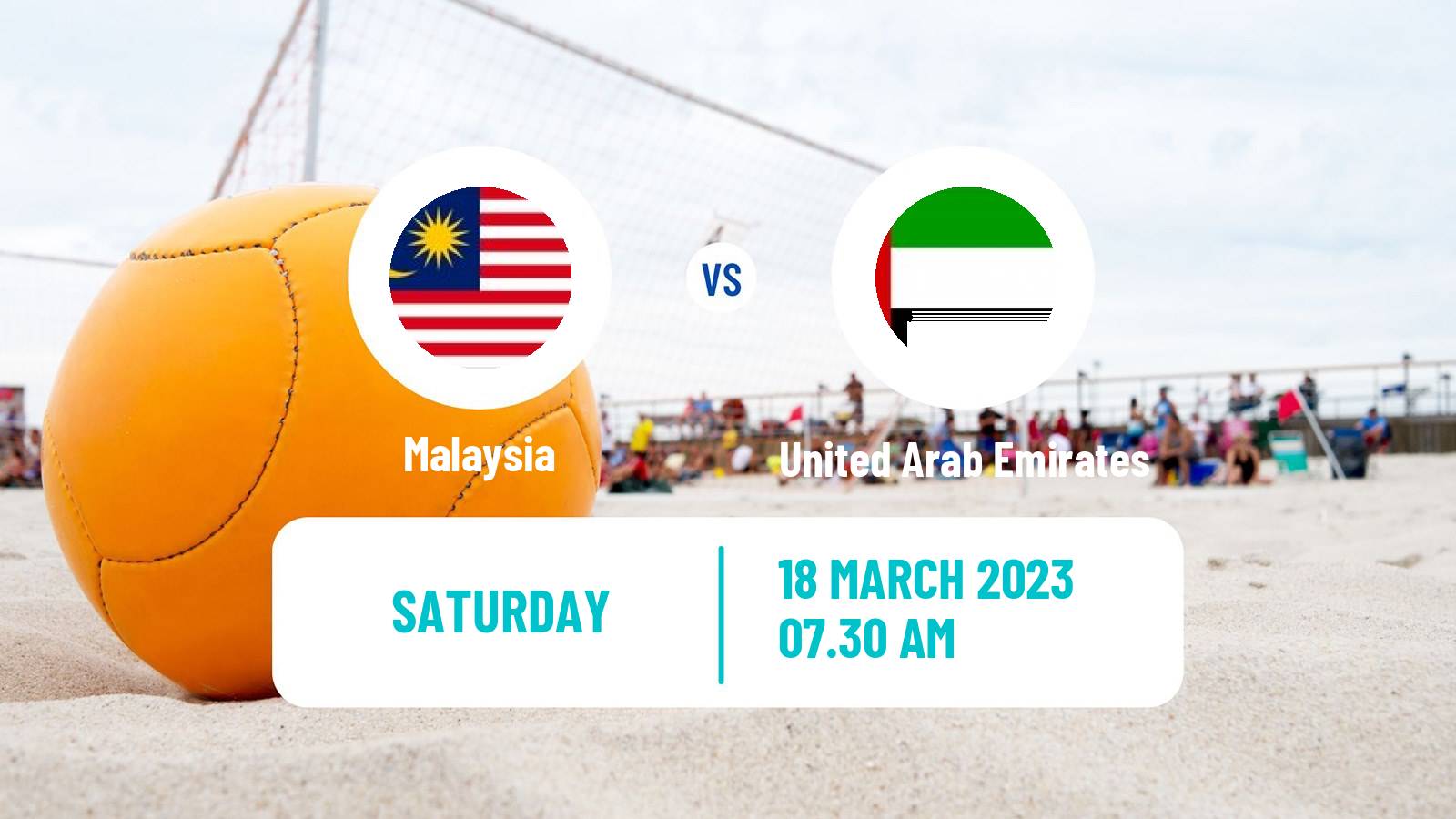Beach soccer Beach Soccer Malaysia - United Arab Emirates