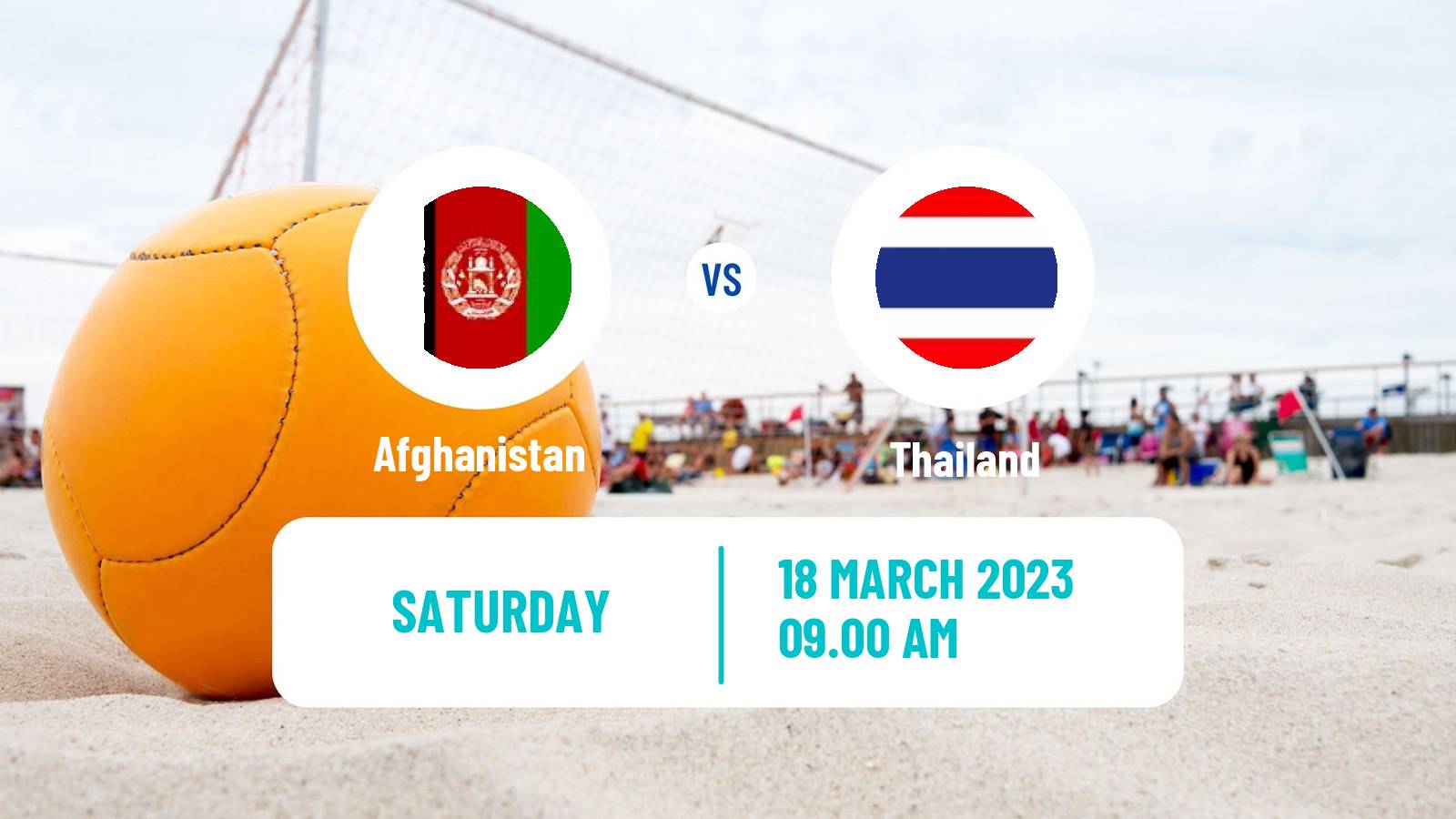 Beach soccer Beach Soccer Afghanistan - Thailand