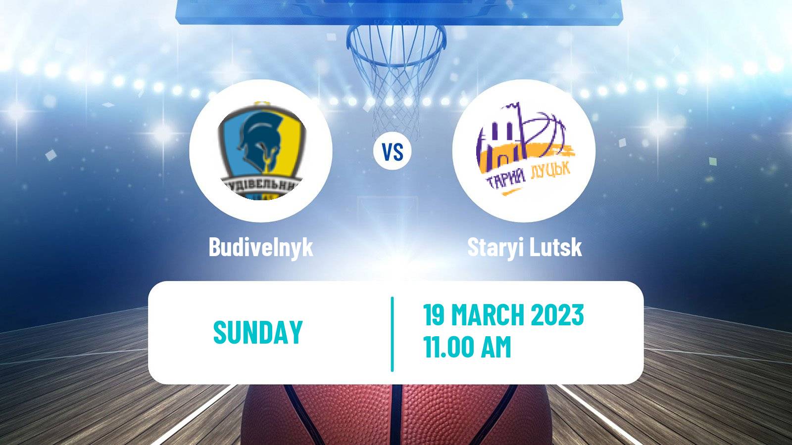 Basketball Ukrainian FBU Super League Budivelnyk - Staryi Lutsk