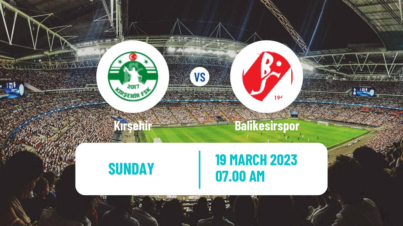 Soccer Turkish Second League Red Group Kırşehir - Balikesirspor
