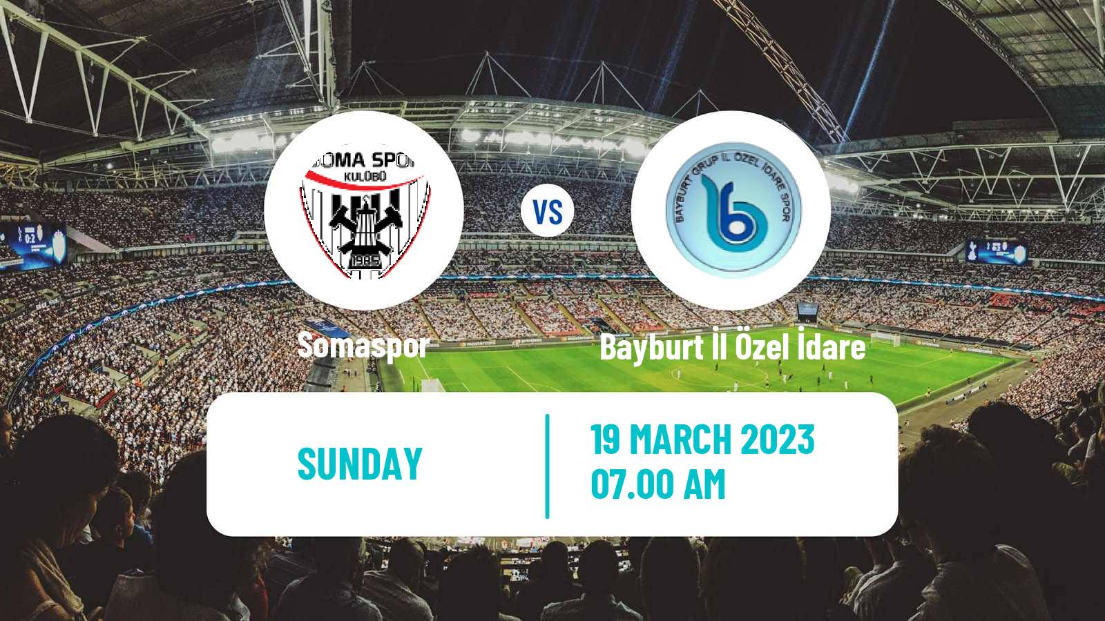 Soccer Turkish Second League White Group Somaspor - Bayburt İl Özel İdare