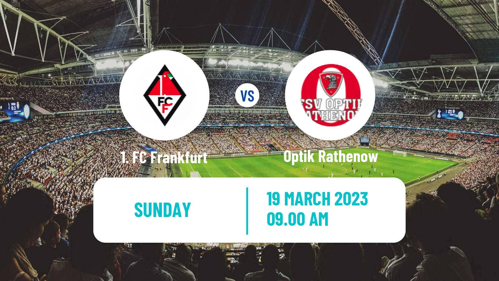 Soccer German Oberliga NOFV-Nord 1. FC Frankfurt - Optik Rathenow