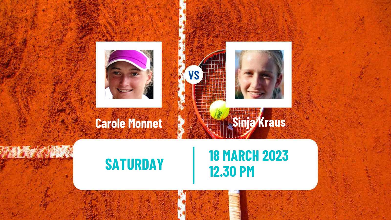 Tennis ITF Tournaments Carole Monnet - Sinja Kraus