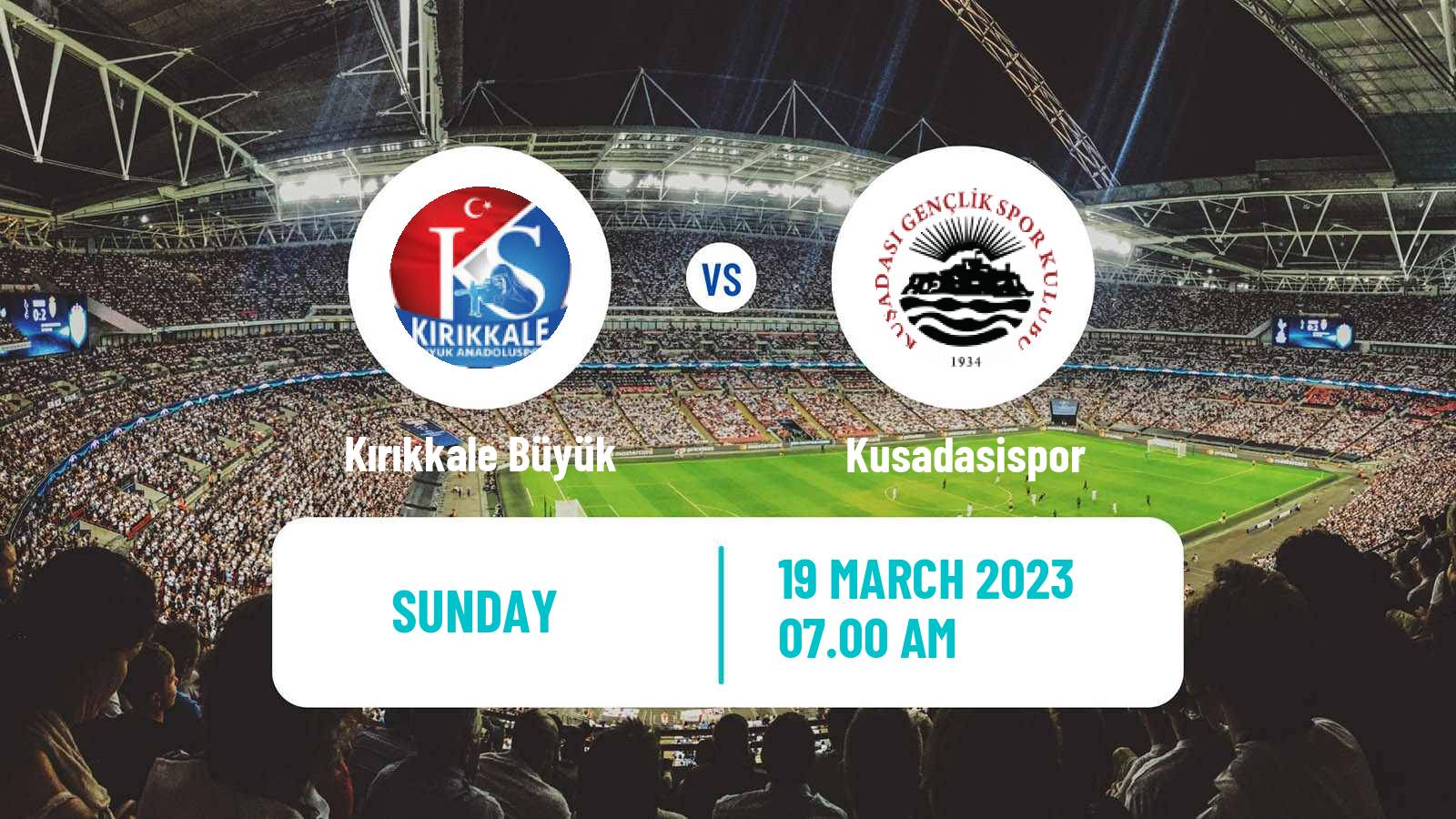 Soccer Turkish 3 Lig Group 2 Kırıkkale Büyük - Kusadasispor