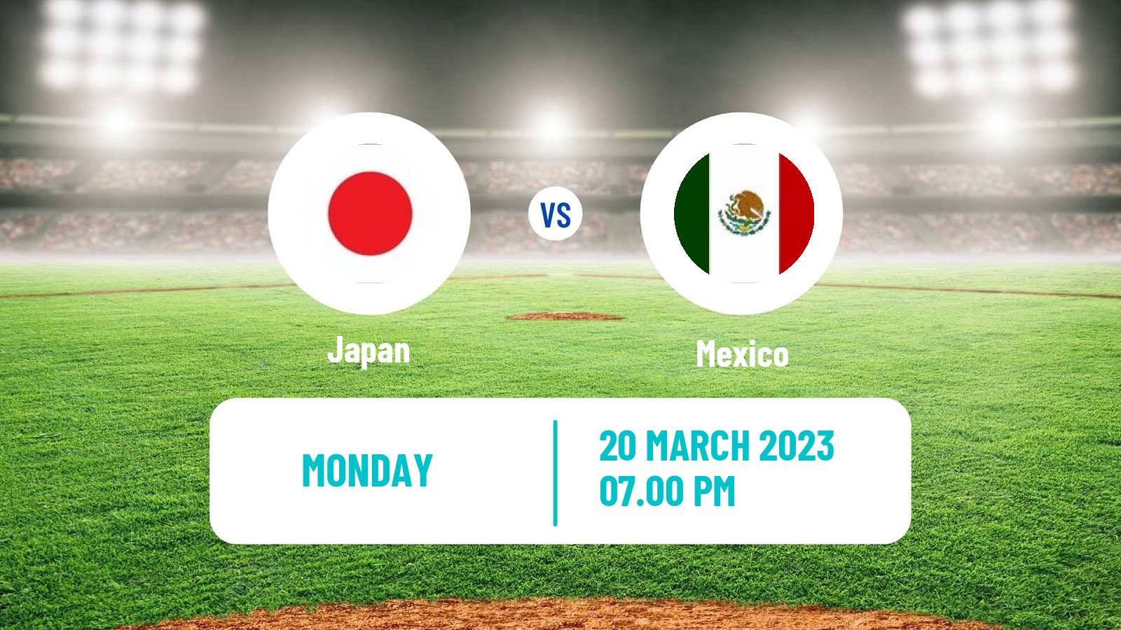 Baseball World Baseball Classic Japan - Mexico