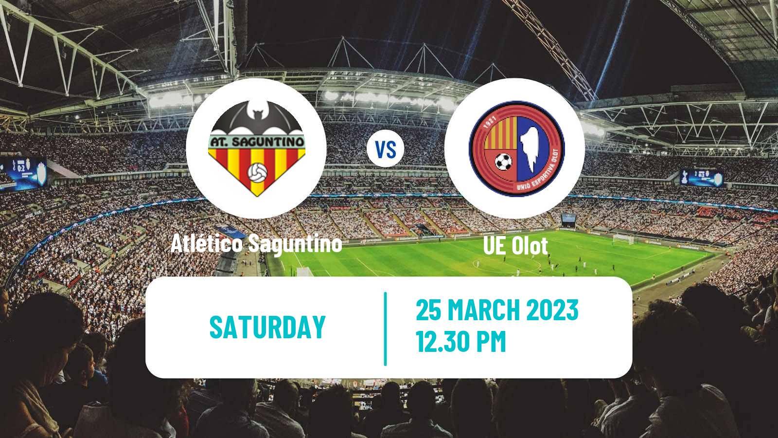 Soccer Spanish Segunda RFEF - Group 3 Atlético Saguntino - Olot
