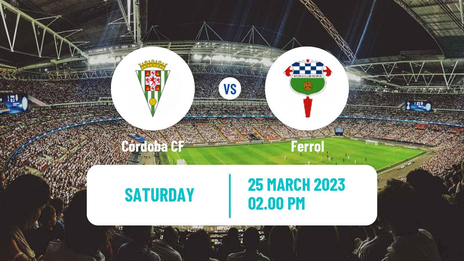 Soccer Spanish Primera RFEF Group 1 Córdoba - Ferrol