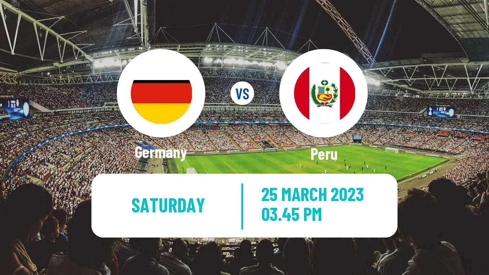 Soccer Friendly Germany - Peru