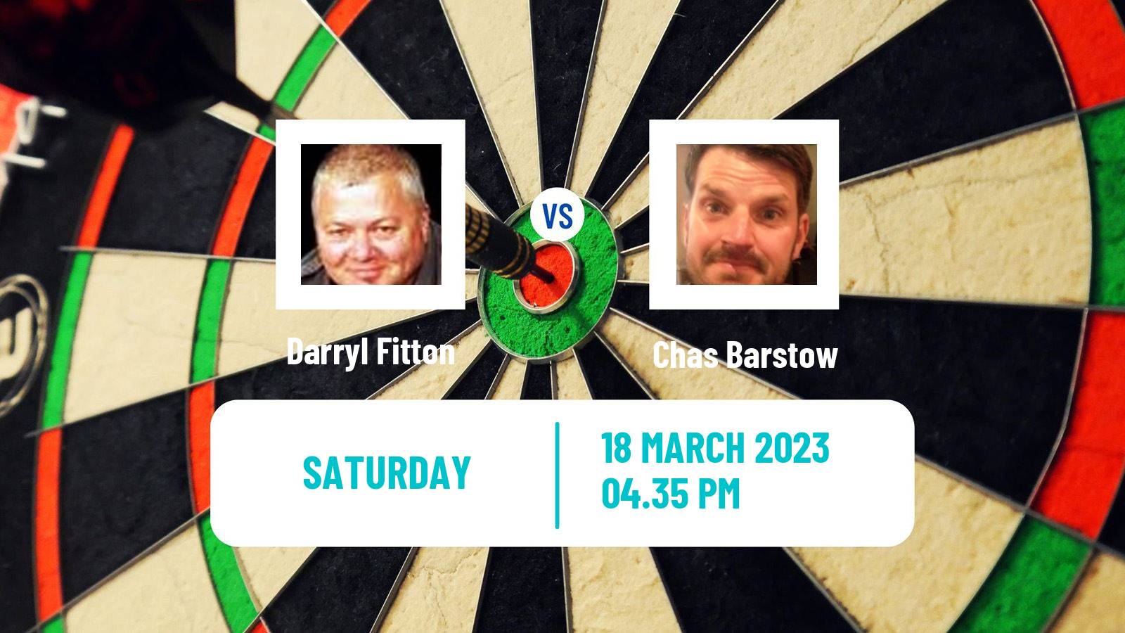 Darts Darts Darryl Fitton - Chas Barstow