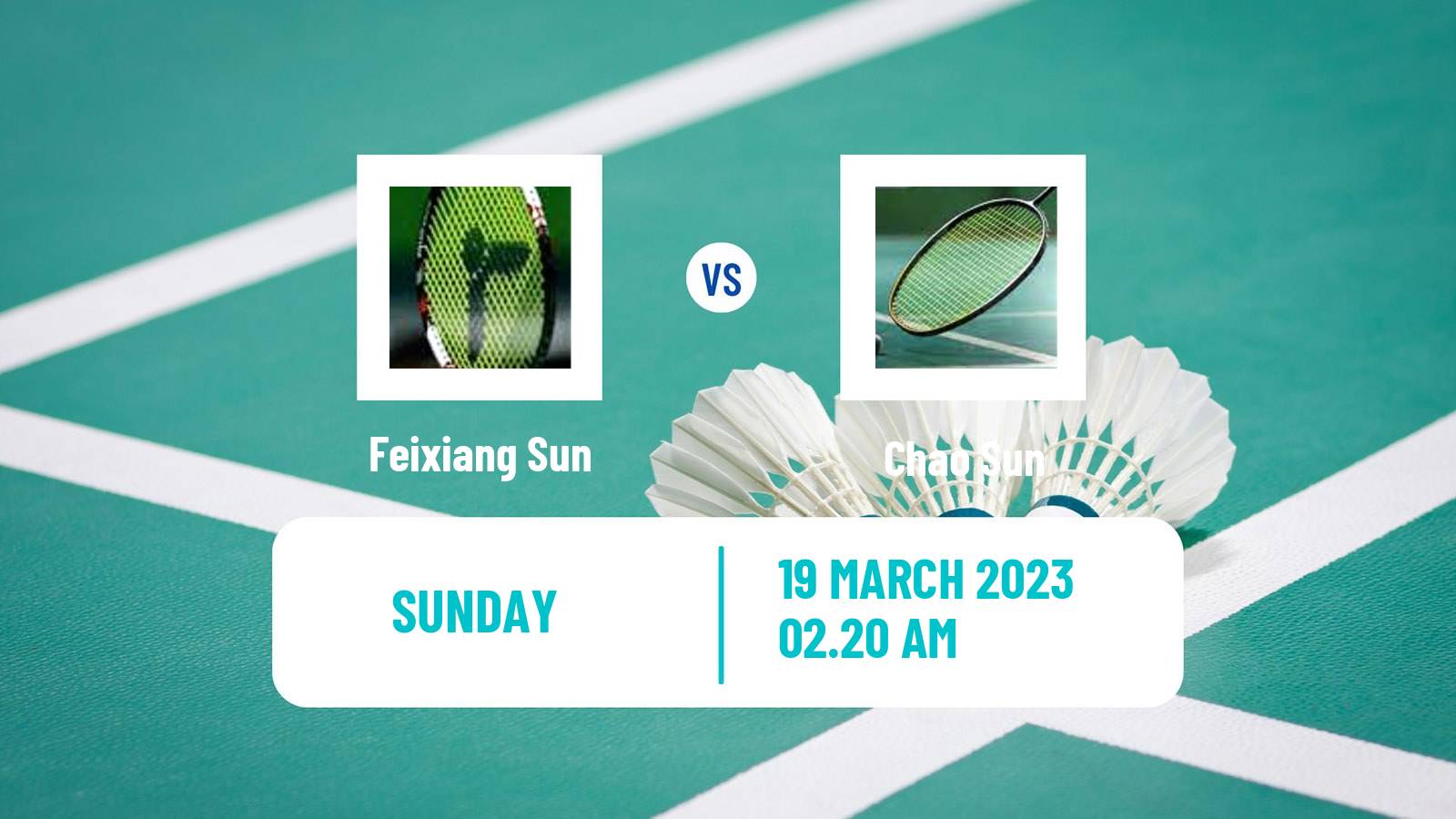 Badminton Badminton Feixiang Sun - Chao Sun