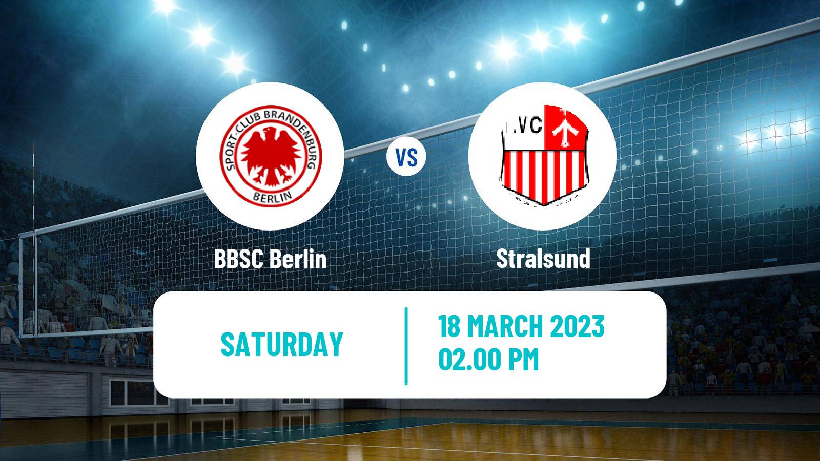 Volleyball German 2 Bundesliga North Volleyball Women BBSC Berlin - Stralsund