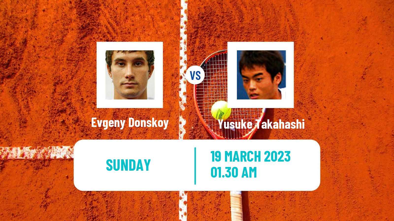 Tennis ITF Tournaments Evgeny Donskoy - Yusuke Takahashi