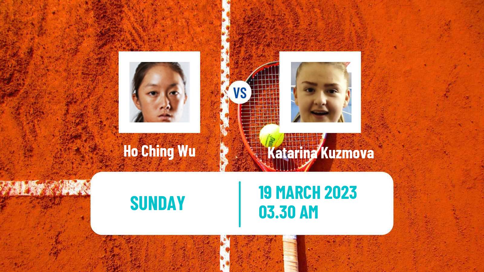 Tennis ITF Tournaments Ho Ching Wu - Katarina Kuzmova