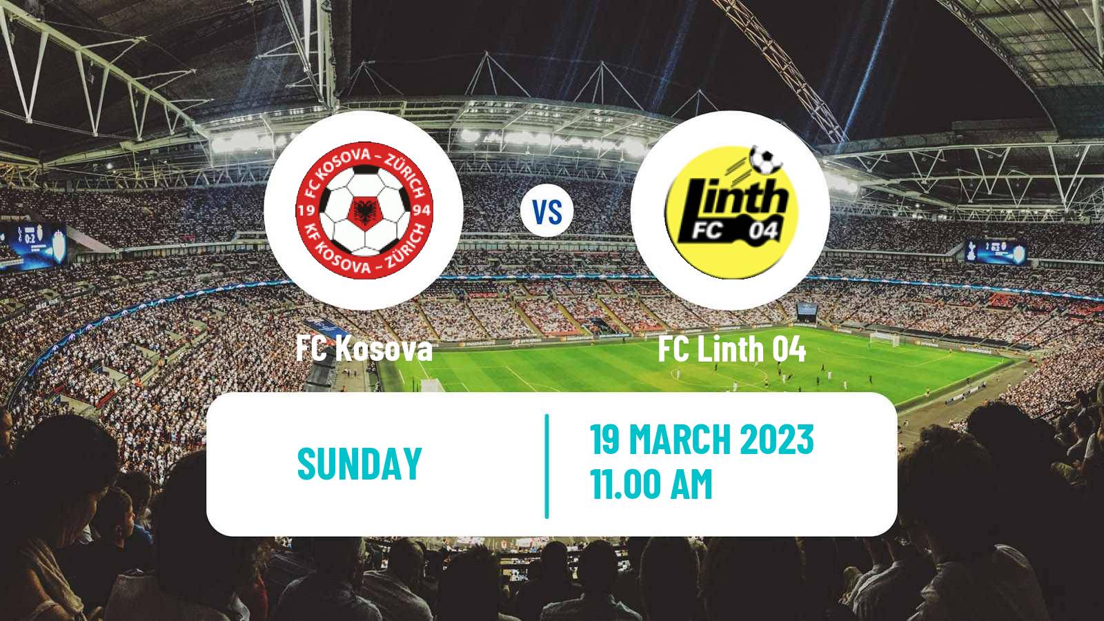 Soccer Swiss 1 Liga Classic Group 3 Kosova - Linth