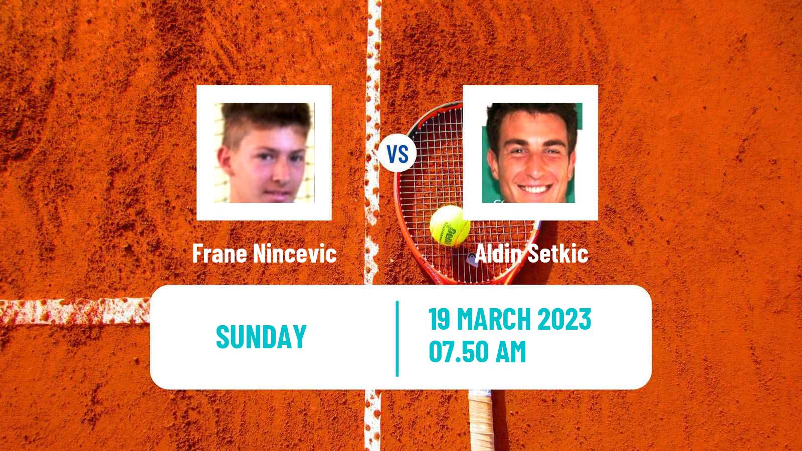 Tennis ATP Challenger Frane Nincevic - Aldin Setkic