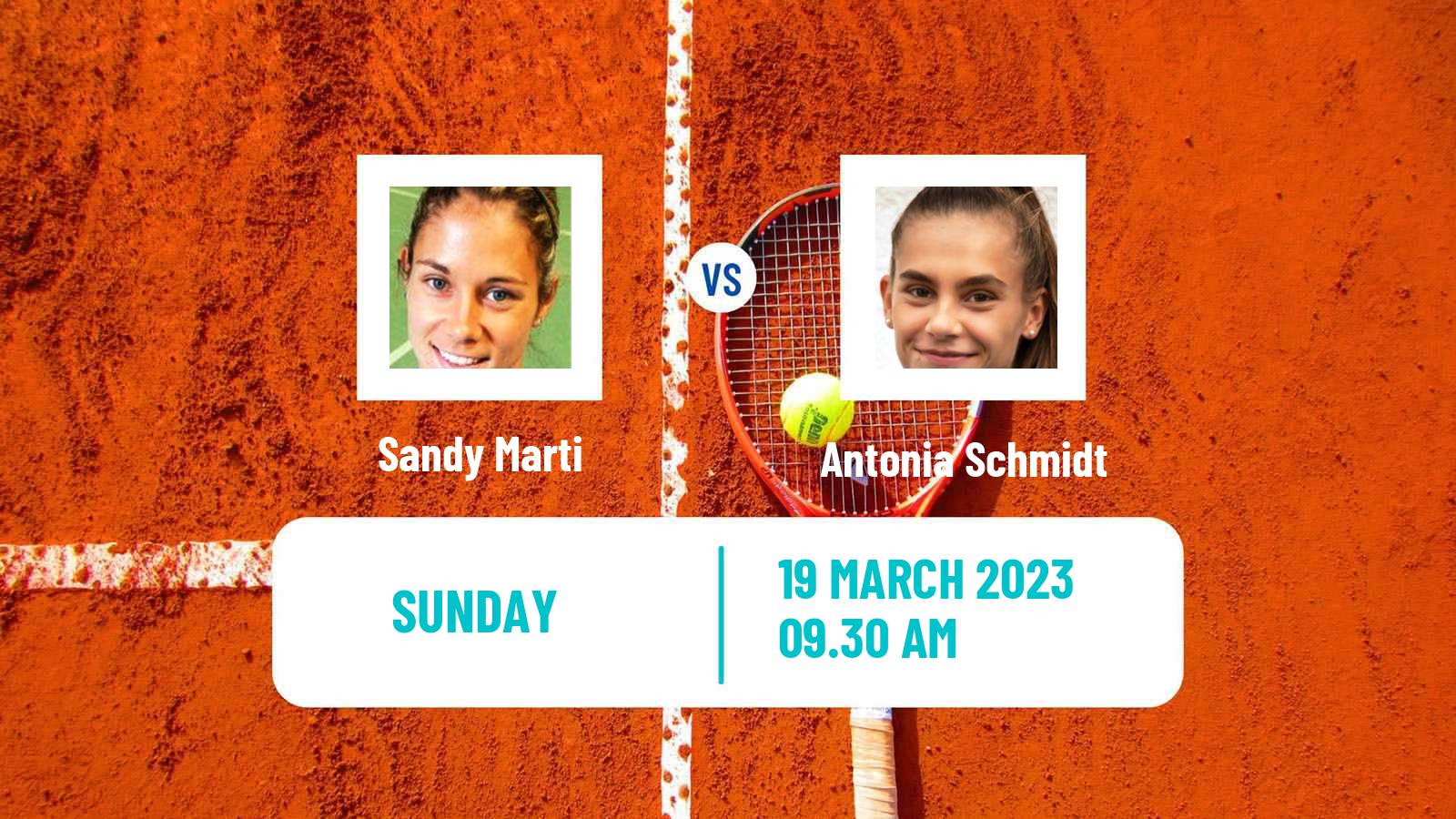 Tennis ITF Tournaments Sandy Marti - Antonia Schmidt