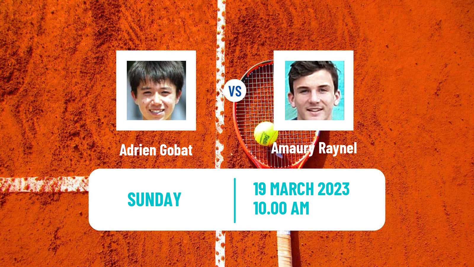 Tennis ATP Challenger Adrien Gobat - Amaury Raynel